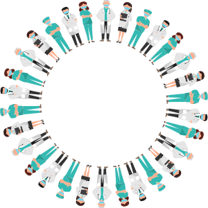 Illustration of a group of physicians - click to go to the Members' Area